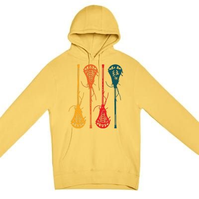 Lacrosse Apparel Lacrosse Retro Vintage Premium Pullover Hoodie