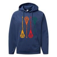 Lacrosse Apparel Lacrosse Retro Vintage Performance Fleece Hoodie