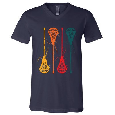 Lacrosse Apparel Lacrosse Retro Vintage V-Neck T-Shirt