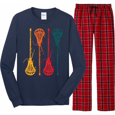 Lacrosse Apparel Lacrosse Retro Vintage Long Sleeve Pajama Set