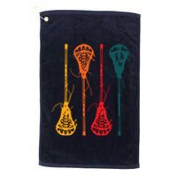 Lacrosse Apparel Lacrosse Retro Vintage Platinum Collection Golf Towel