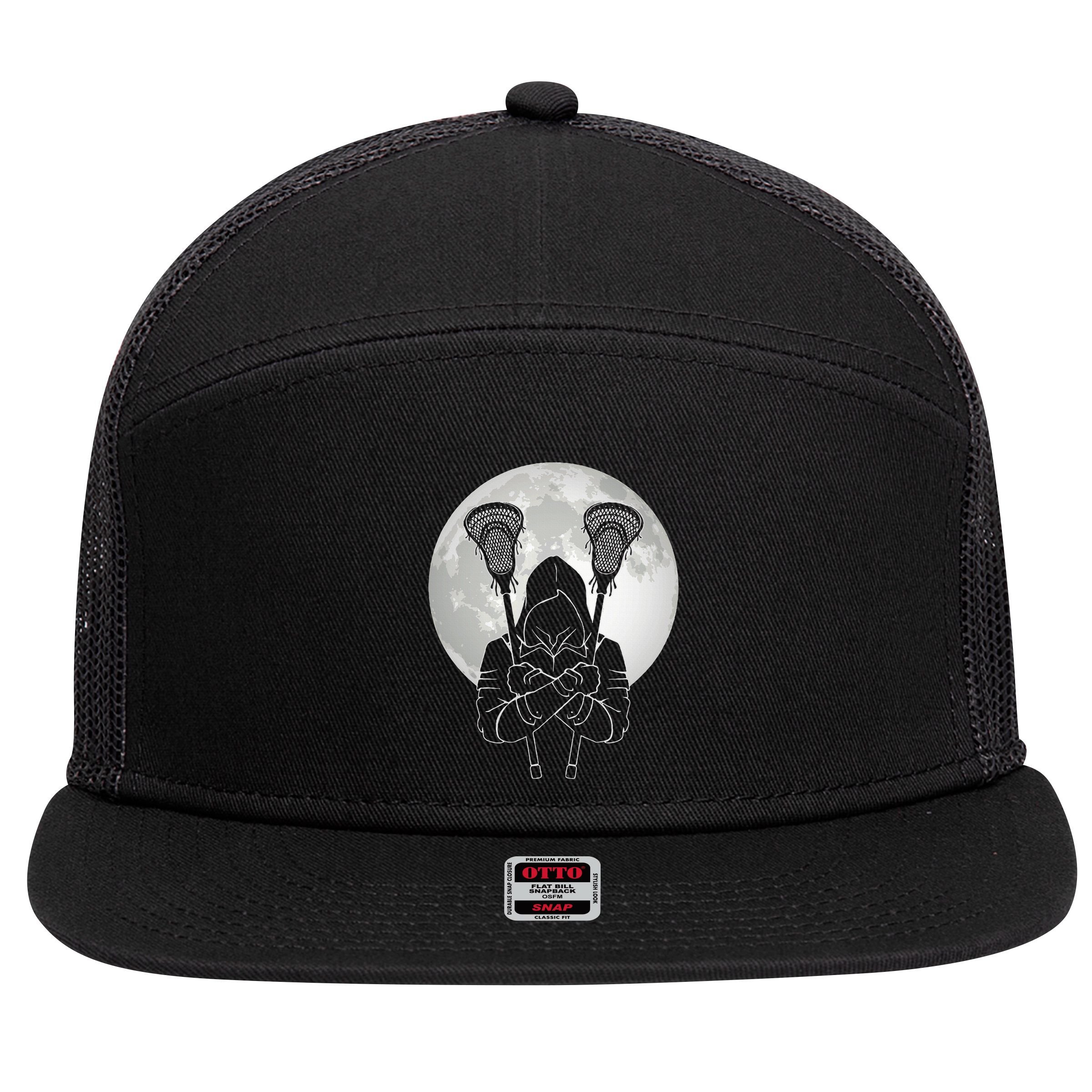 Lacrosse Apparel Lacrosse 7 Panel Mesh Trucker Snapback Hat