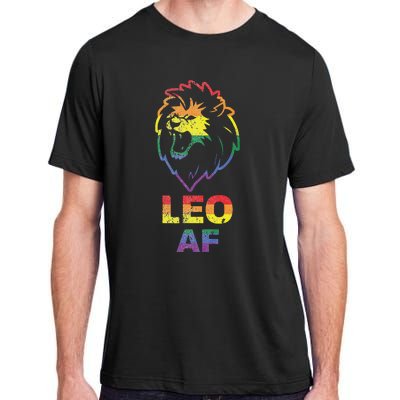 Leo AF Lion LGBT for August and July Birthday Gift Adult ChromaSoft Performance T-Shirt