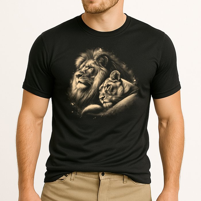 Lion And Lioness - Symbol Of Love Loyalty And Partnership Gift Cooling Performance Crew T-Shirt