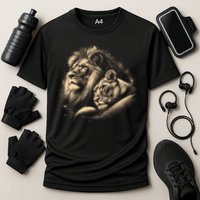 Lion And Lioness - Symbol Of Love Loyalty And Partnership Gift Cooling Performance Crew T-Shirt