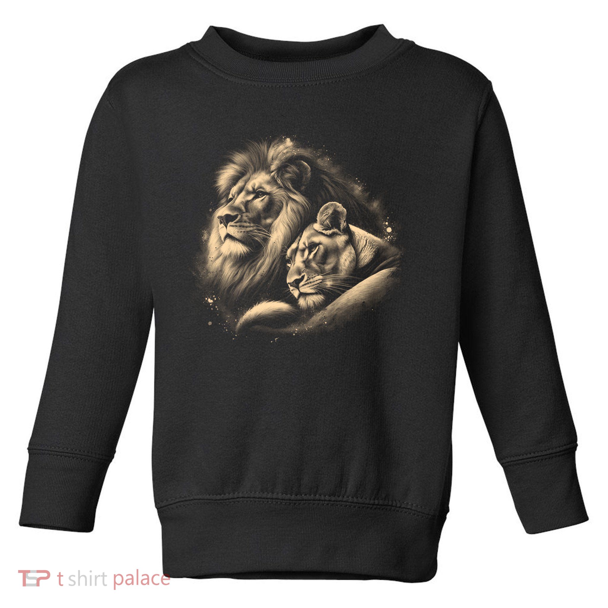 Lion And Lioness - Symbol Of Love Loyalty And Partnership Gift Toddler Sweatshirt