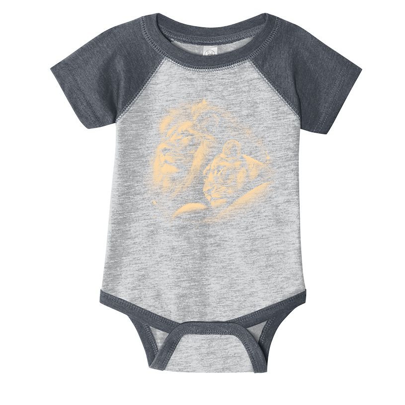 Lion And Lioness - Symbol Of Love Loyalty And Partnership Gift Infant Baby Jersey Bodysuit