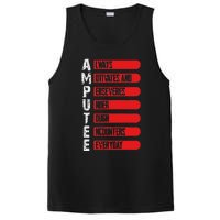 Leg Ampu Leg Amputation Support Humor Ampu PosiCharge Competitor Tank