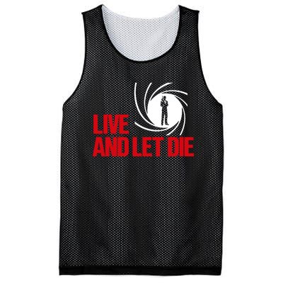 Live And Let Die Mesh Reversible Basketball Jersey Tank