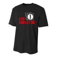 Live And Let Die Youth Performance Sprint T-Shirt