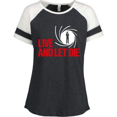 Live And Let Die Enza Ladies Jersey Colorblock Tee