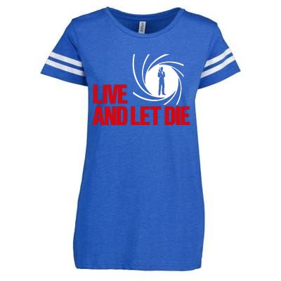 Live And Let Die Enza Ladies Jersey Football T-Shirt