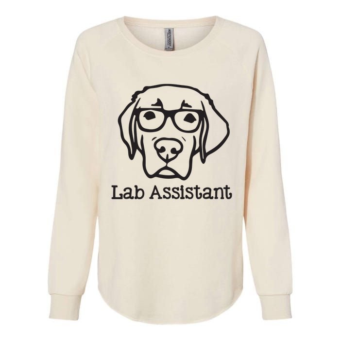 Lab Assistant Labrador Lover Gift Labrador Retriever Dog Womens California Wash Sweatshirt