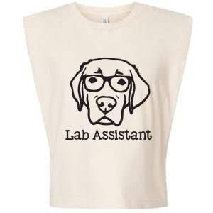 Lab Assistant Labrador Lover Gift Labrador Retriever Dog Garment-Dyed Women's Muscle Tee