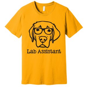 Lab Assistant Labrador Lover Gift Labrador Retriever Dog Premium T-Shirt