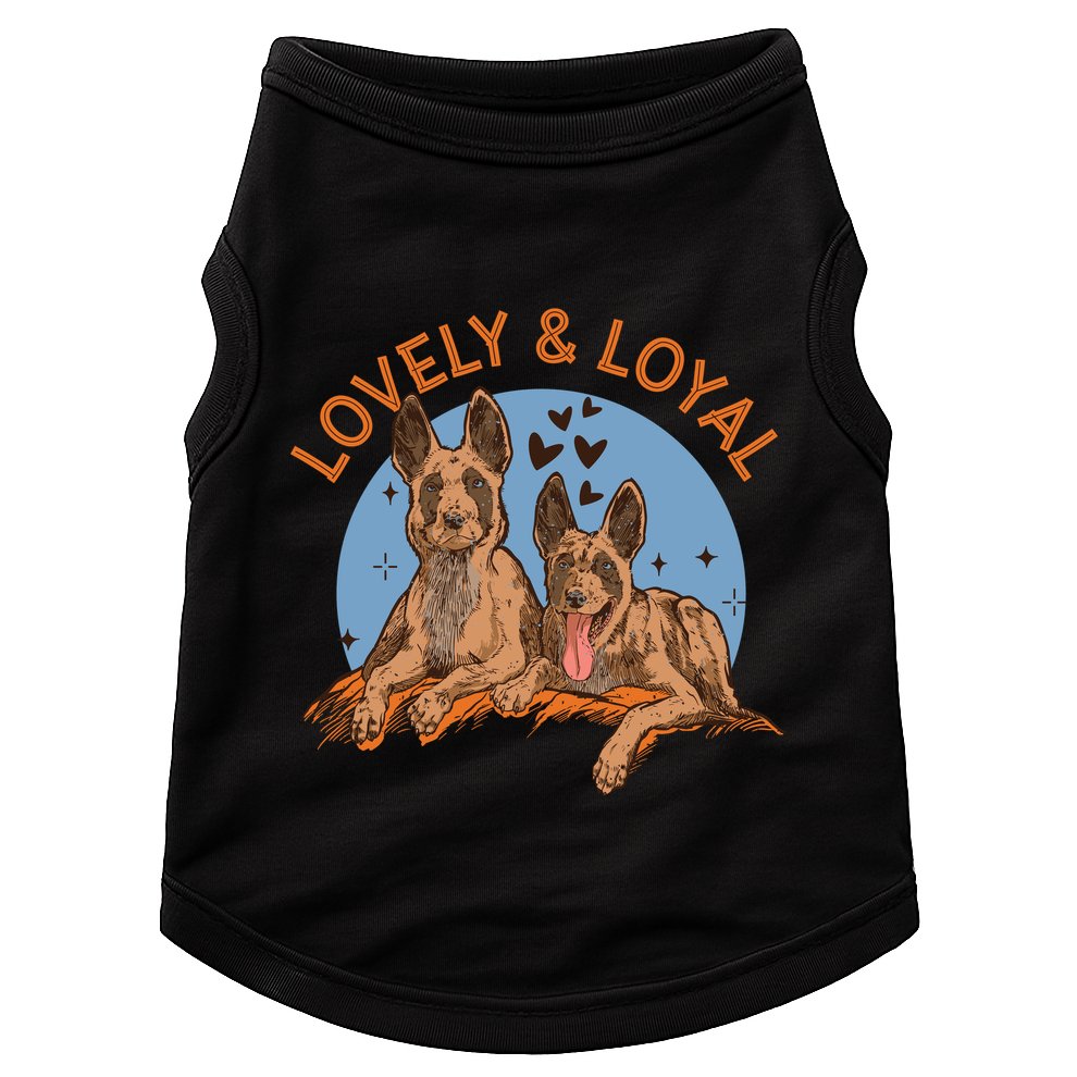 Lovely And Loyal Dog Doggie Tank
