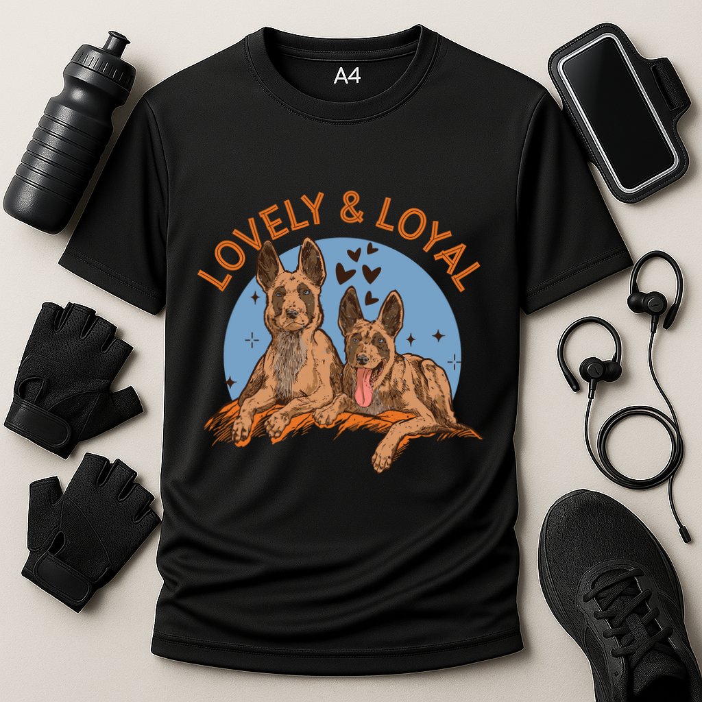 Lovely And Loyal Dog Cooling Performance Crew T-Shirt