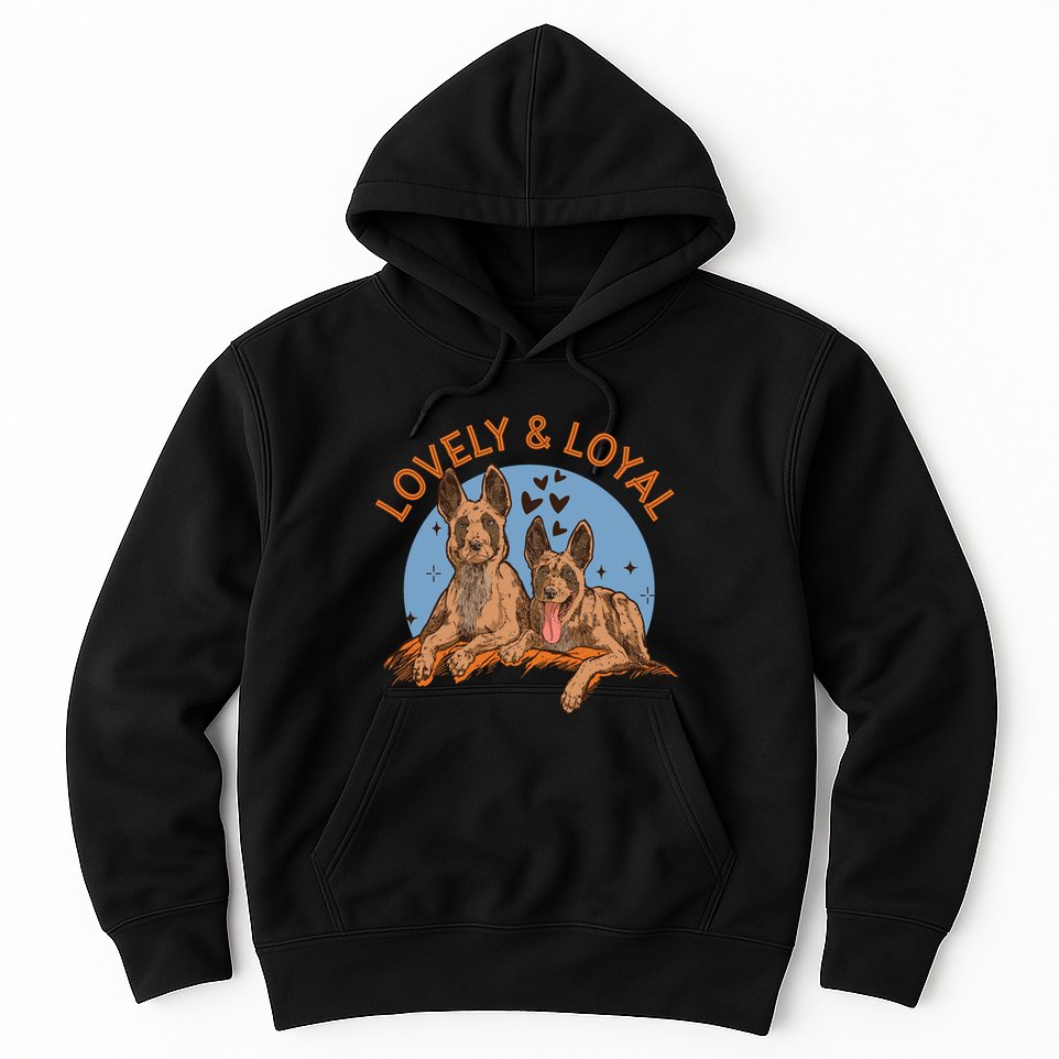 Lovely And Loyal Dog Hoodie