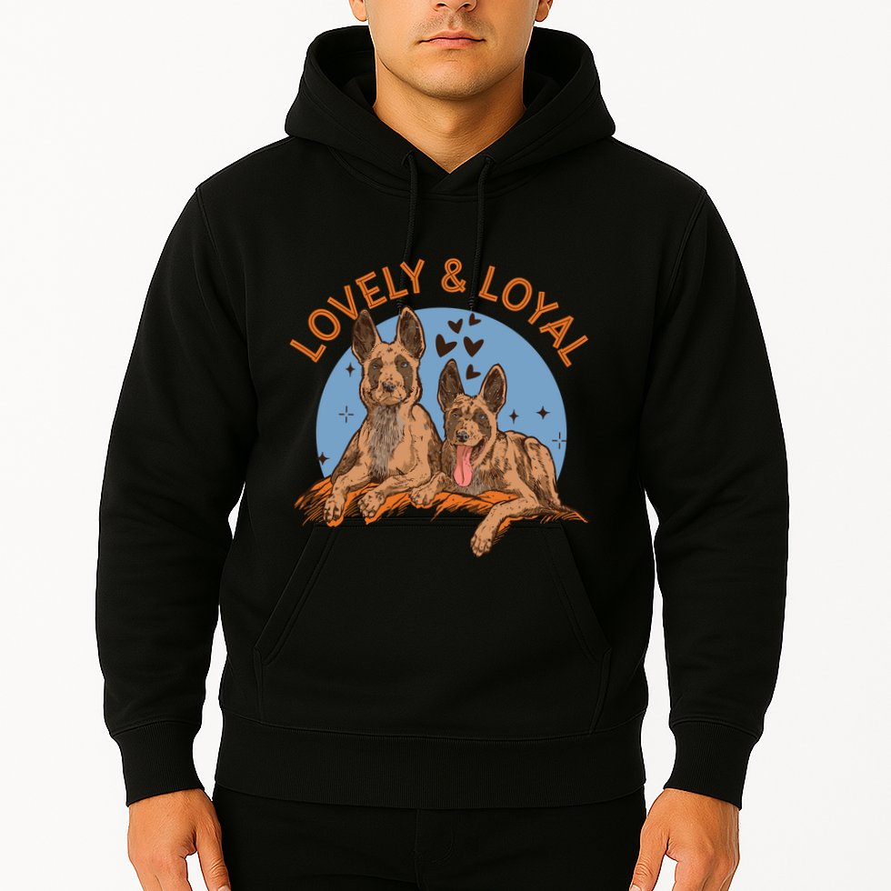 Lovely And Loyal Dog Hoodie