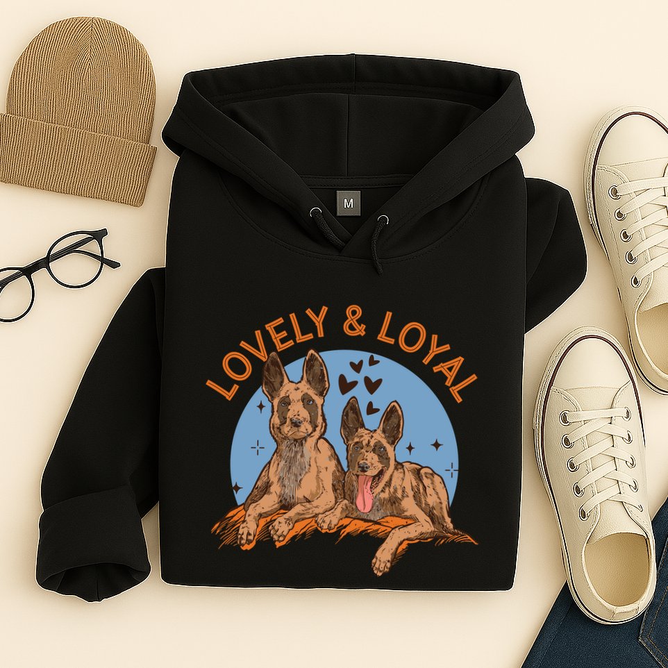Lovely And Loyal Dog Hoodie