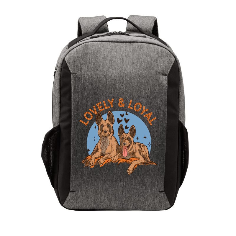 Lovely And Loyal Dog Vector Backpack