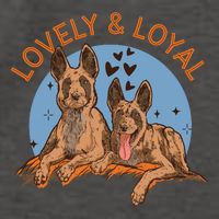 Lovely And Loyal Dog Vector Backpack