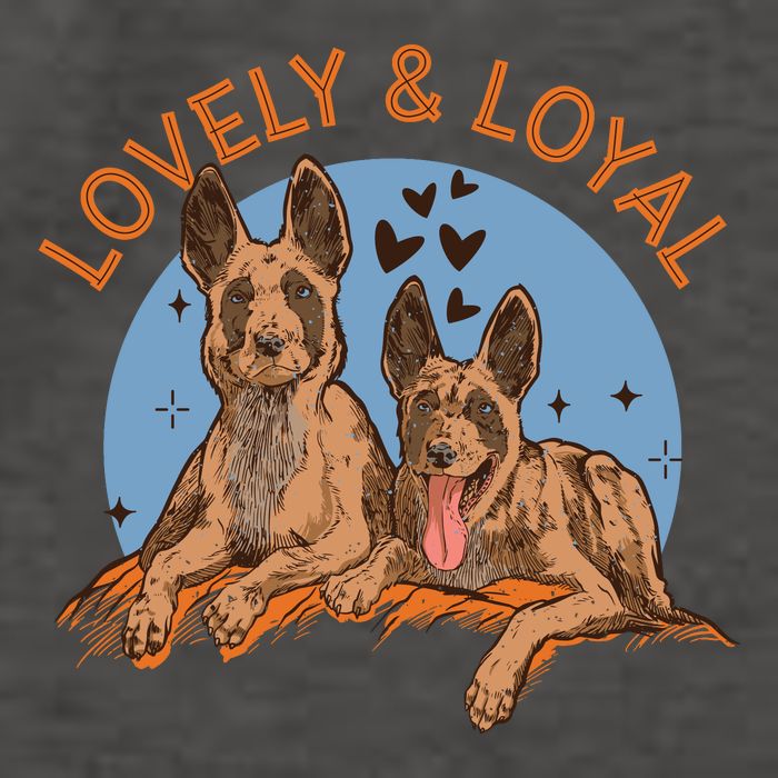 Lovely And Loyal Dog Vector Backpack