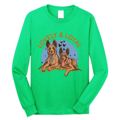 Lovely And Loyal Dog Long Sleeve Shirt