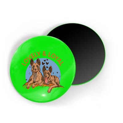Lovely And Loyal Dog Magnet