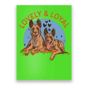 Lovely And Loyal Dog Poster