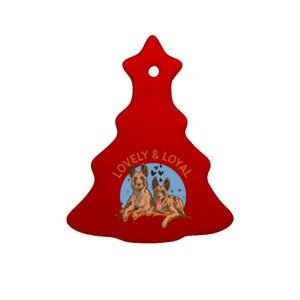 Lovely And Loyal Dog Ceramic Tree Ornament