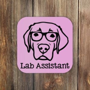 Lab Assistant Labrador Lover Gift Labrador Retriever Dog Coaster