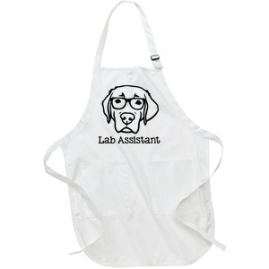 Lab Assistant Labrador Lover Gift Labrador Retriever Dog Full-Length Apron With Pockets