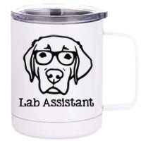 Lab Assistant Labrador Lover Gift Labrador Retriever Dog 12 oz Stainless Steel Tumbler Cup