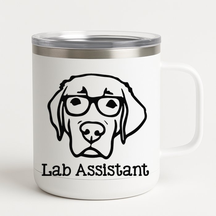 Lab Assistant Labrador Lover Gift Labrador Retriever Dog 12 oz Stainless Steel Tumbler Cup