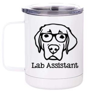 Lab Assistant Labrador Lover Gift Labrador Retriever Dog 12 oz Stainless Steel Tumbler Cup