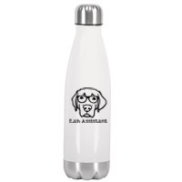 Lab Assistant Labrador Lover Gift Labrador Retriever Dog Stainless Steel Insulated Water Bottle