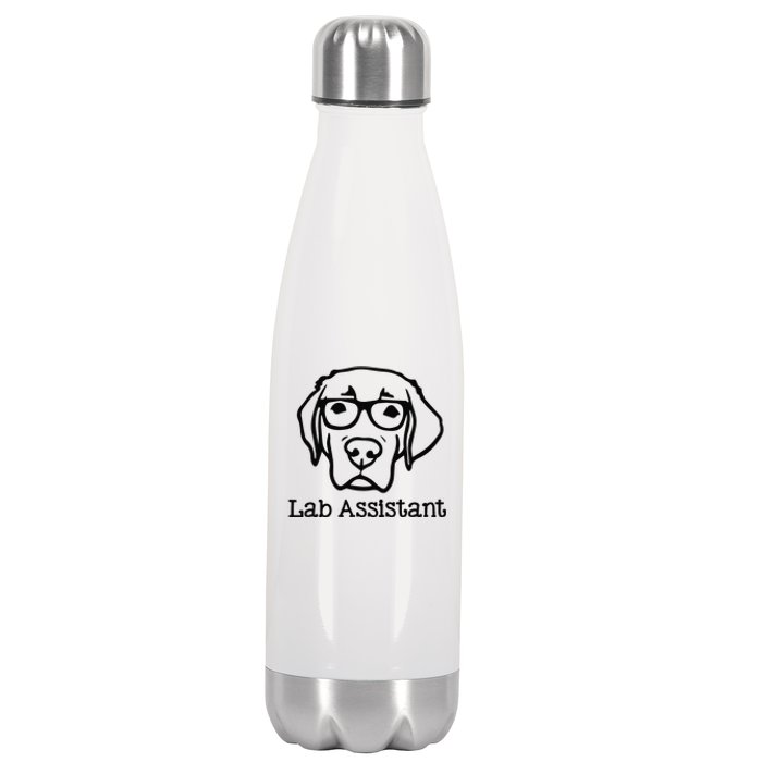 Lab Assistant Labrador Lover Gift Labrador Retriever Dog Stainless Steel Insulated Water Bottle