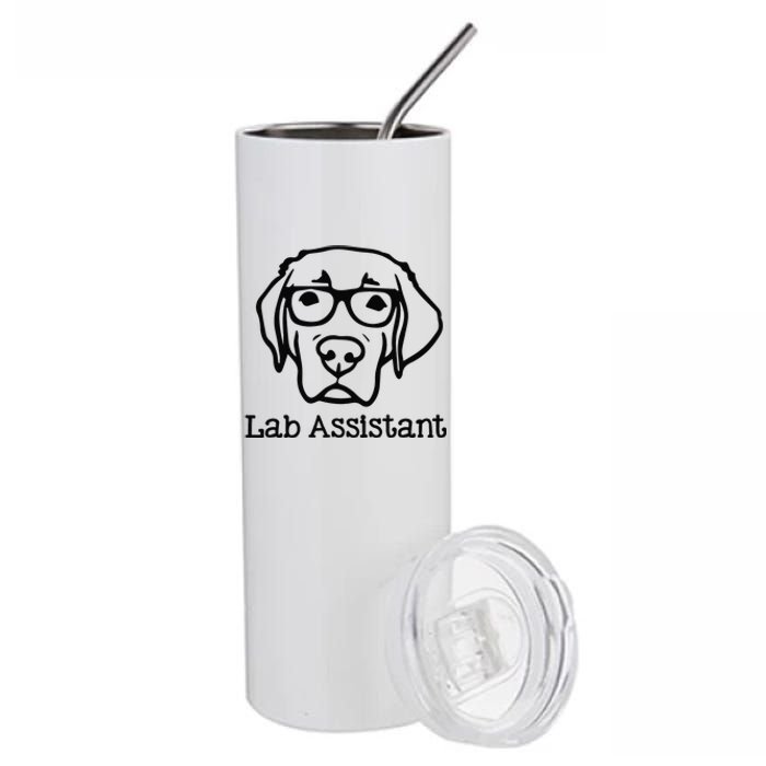 Lab Assistant Labrador Lover Gift Labrador Retriever Dog Stainless Steel Tumbler