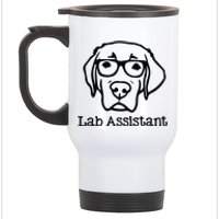 Lab Assistant Labrador Lover Gift Labrador Retriever Dog Stainless Steel Travel Mug