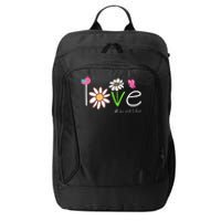 Love Aunt Life Daisy Cute Matching Family City Backpack