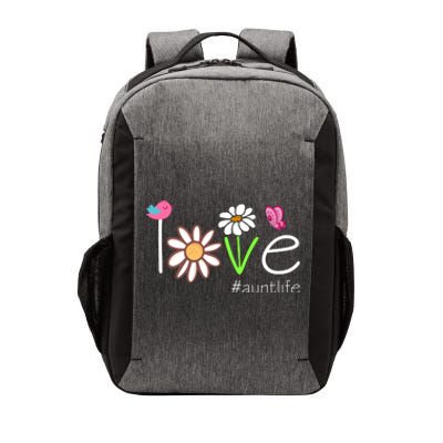 Love Aunt Life Daisy Cute Matching Family Vector Backpack