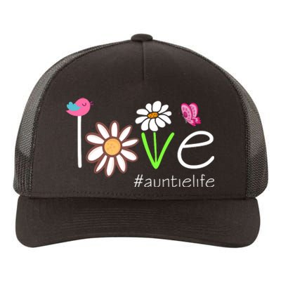 Love Auntie Life Cute Matching Family Yupoong Adult 5-Panel Trucker Hat