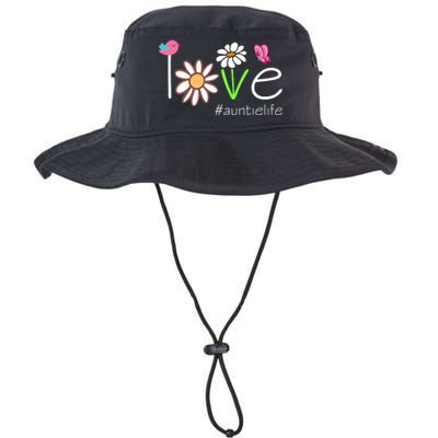 Love Auntie Life Cute Matching Family Legacy Cool Fit Booney Bucket Hat