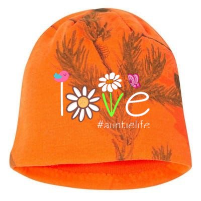 Love Auntie Life Cute Matching Family Kati - Camo Knit Beanie