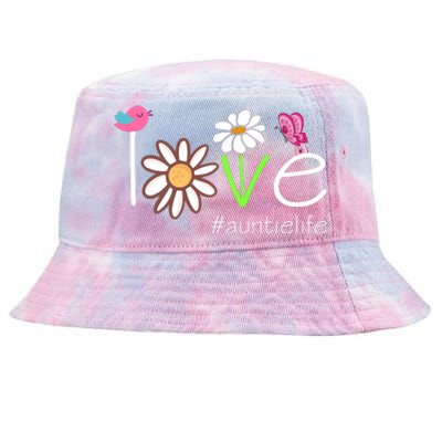 Love Auntie Life Cute Matching Family Tie-Dyed Bucket Hat