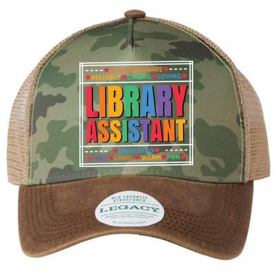 Librarian Assistant Library Legacy Tie Dye Trucker Hat