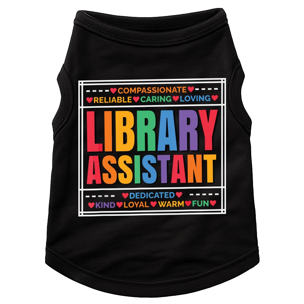 Librarian Assistant Library Doggie Tank