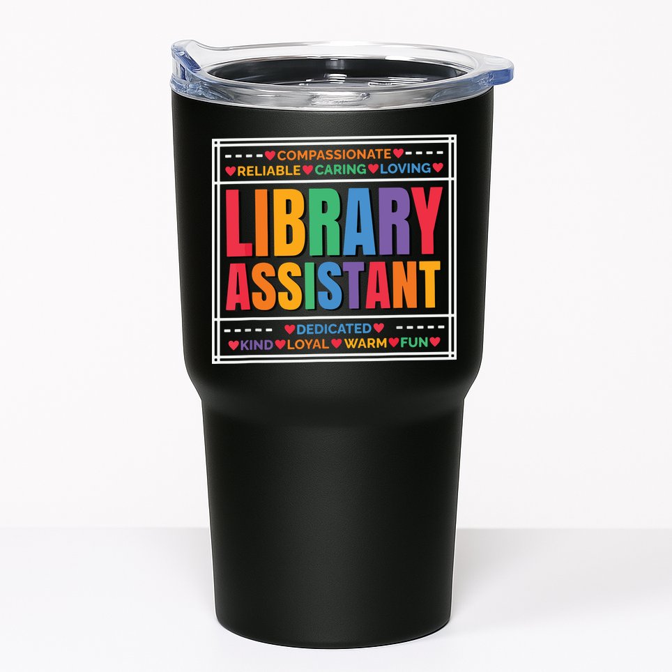 Librarian Assistant Library Tumbler