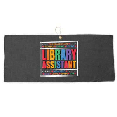 Librarian Assistant Library Large Microfiber Waffle Golf Towel
